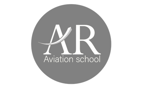 Logo AR Aviation School - cliente MFSim