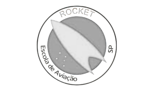 Logo Rocket Escola de Aviação - cliente MFSim